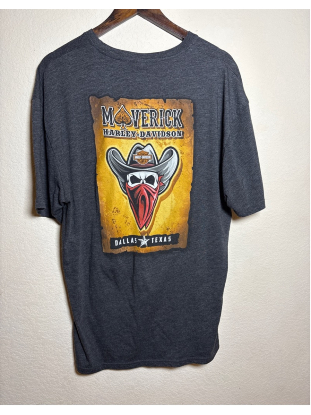 Harley-Davidson Authentic Maverick Dallas Xl Tee Excellent Condition View 2